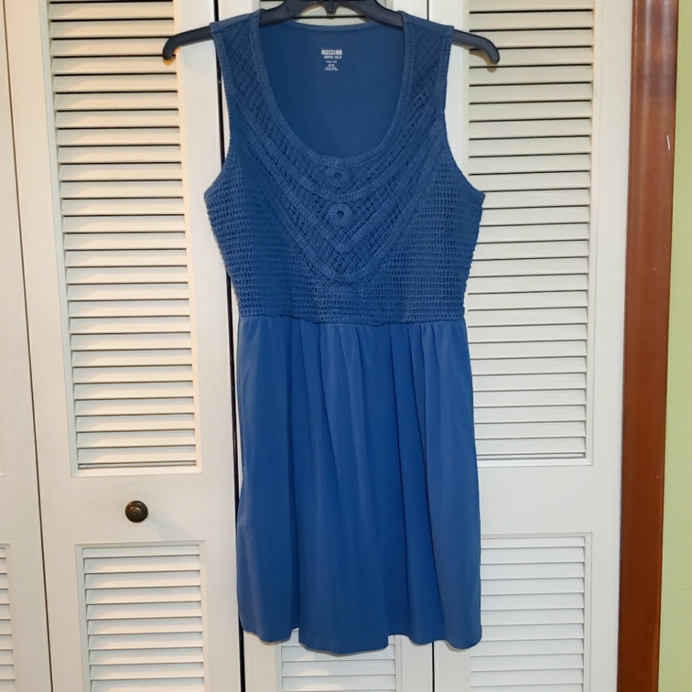 Mossimo XL blue tank dress